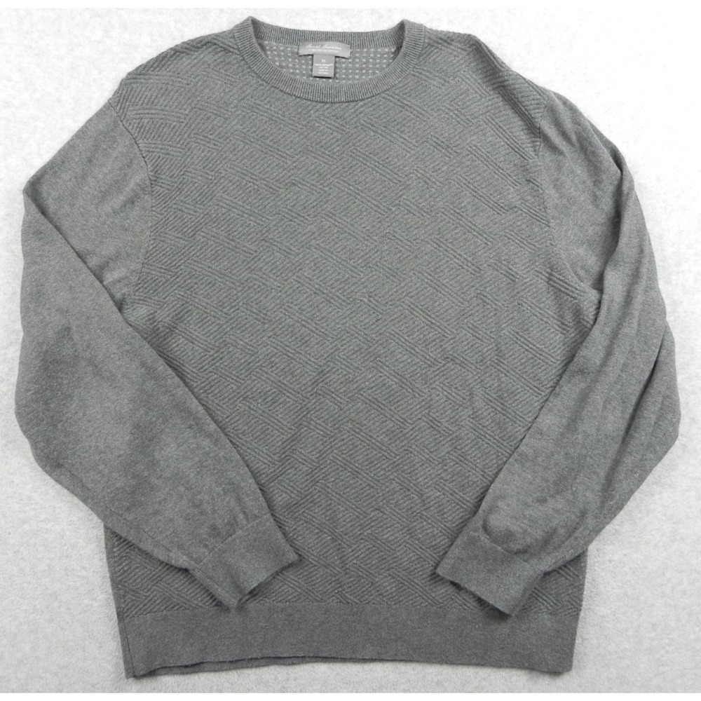 Daniel Cremieux Sweater Mens XL Signature Pullover Crew Neck Gray Long Sleeve